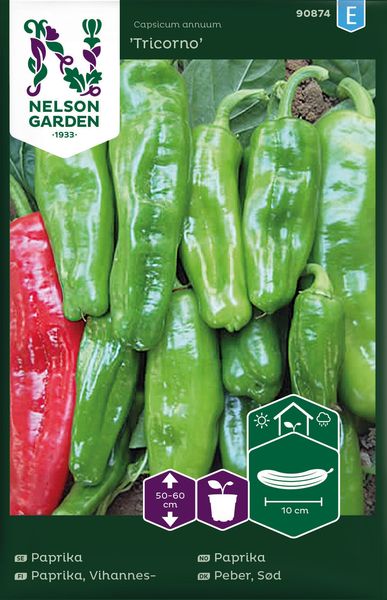 Hovedbilde Paprika 'Tricorno' - Capsicum annuum