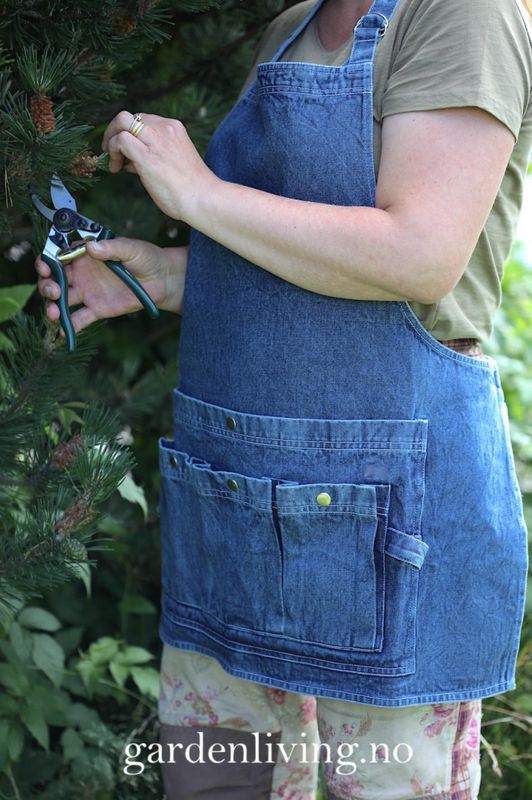 Hageforkle, denim