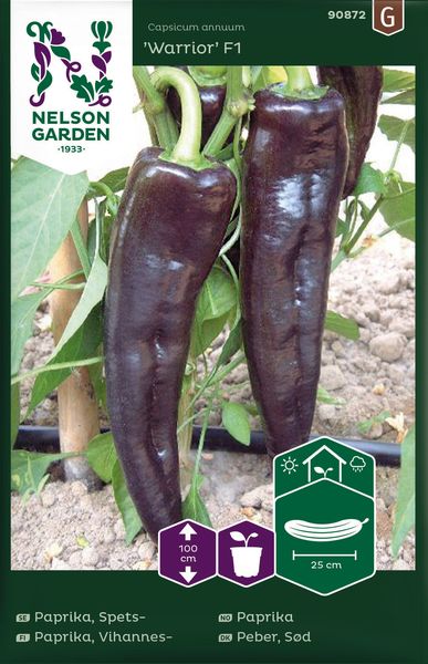 Hovedbilde Paprika 'Warrior' F1 - Capsicum annuum