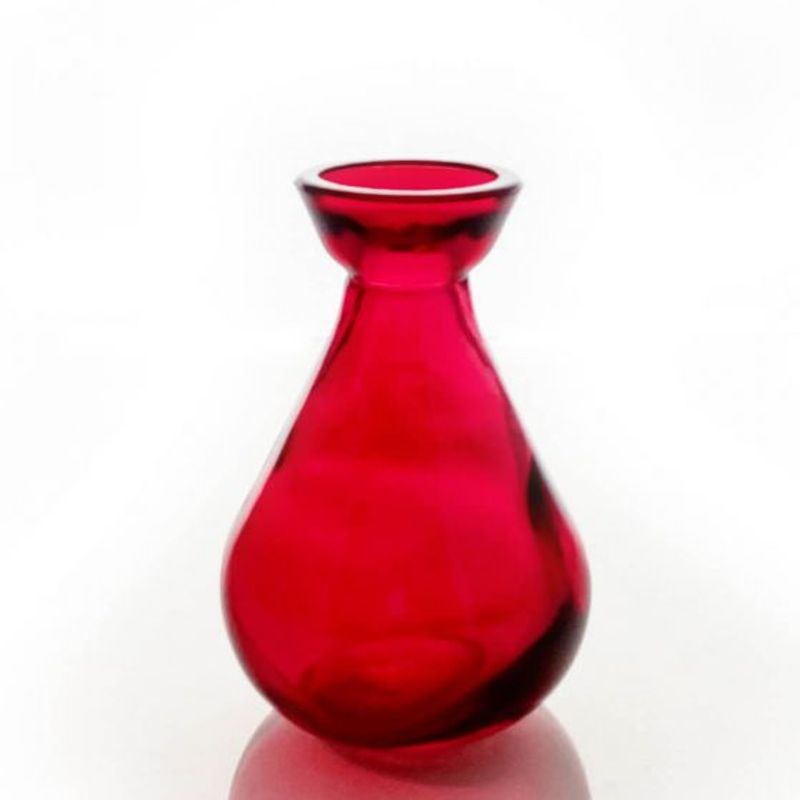 Juvelvase - rød, 10 cm - 1stk