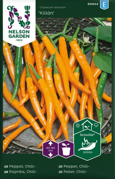 Hovedbilde Chilipepper 'Kilián' - Capsicum annuum