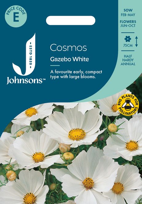 Hovedbilde Pyntekorg 'Gazebo White’ - Cosmos bipinnatus