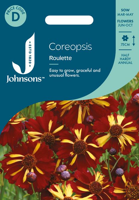 Hovedbilde Vakkerøye 'Roulette' - Coreopsis tinctoria